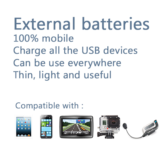 External batteries